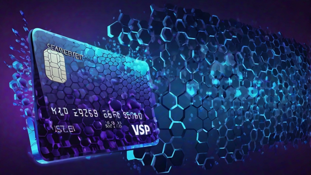 토큰화 기술로 보안 위협을 차단하는 개념 일러스트