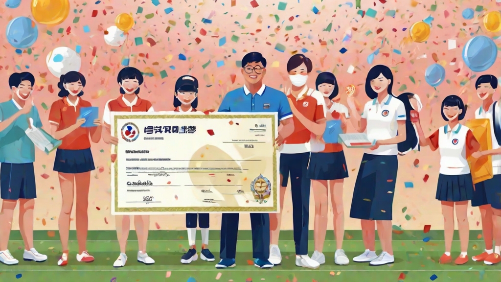 생활스포츠지도사 자격증 발급 축하