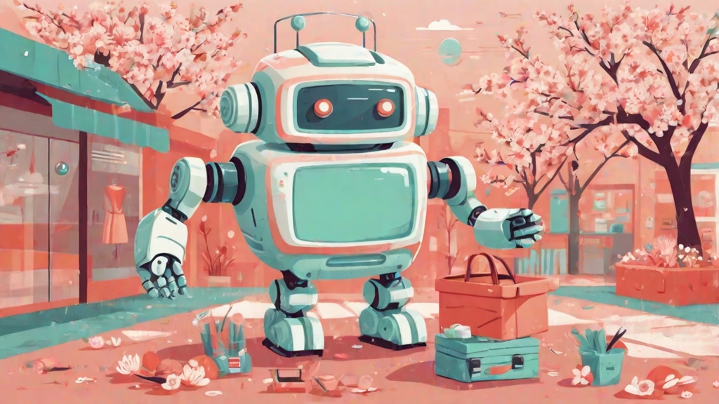 AI 에이전트 생활 자동화 일러스트