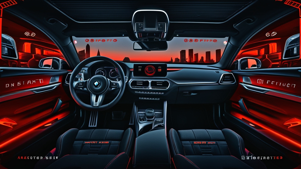 BMW 320i F30 스포츠 모드 계기판과 모드 스위치